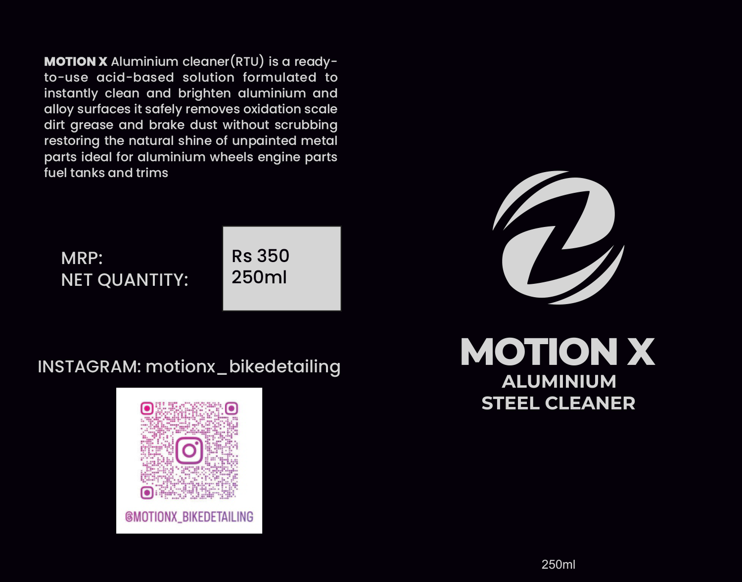 Motion X Label